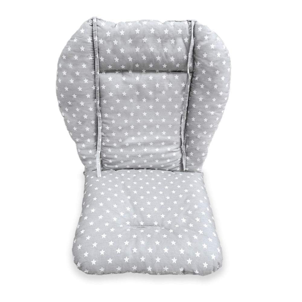 High Chair Cushion, Pad/seat 1 Count (Pack of 1), Grey