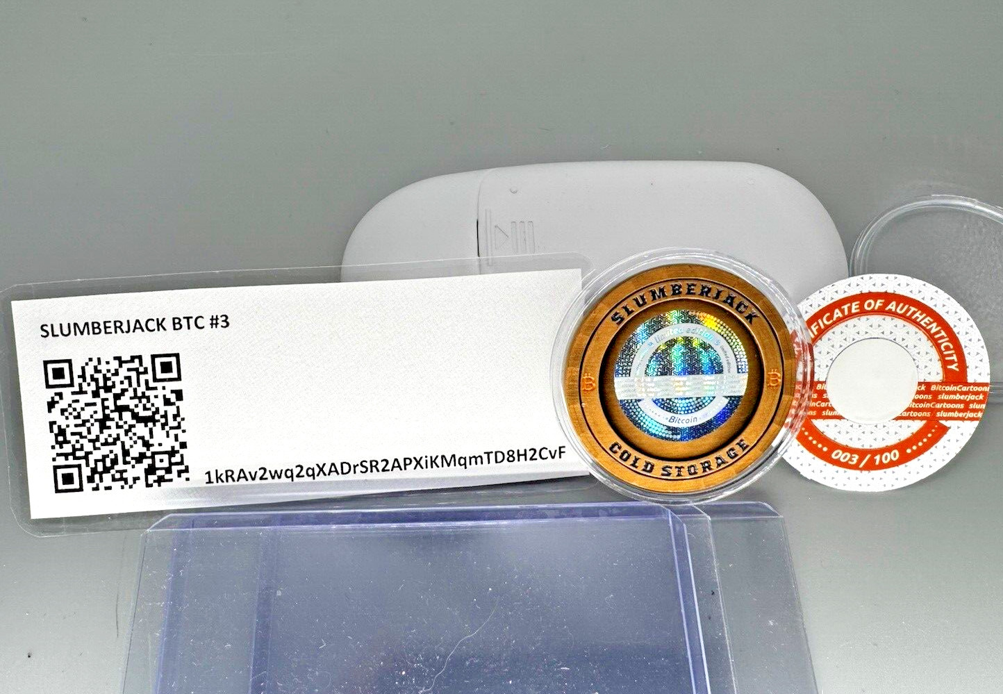 Slumberjack 2022 Arizona unfunded #3-limited 100 pcs  w/coa-bit coin CASASCIUS