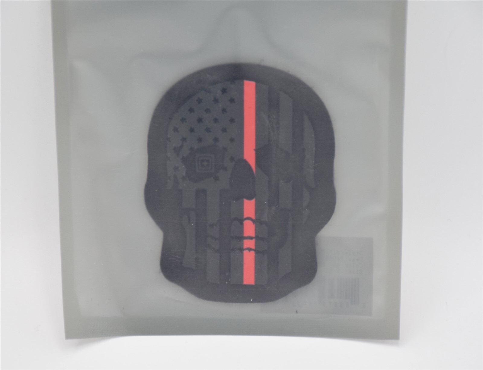 5.11 TACTICAL HONOR SERIES THIN RED LINE SKULL LOGO PATCH HOOK/LOOP FIREFIGHTERS