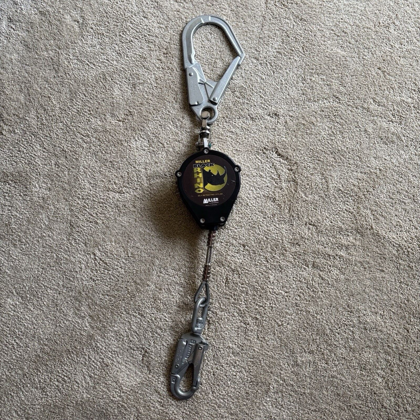 Miller CFL-5/9FT Black Rhino 9-Foot Self-Retracting Lifeline Steel Cable