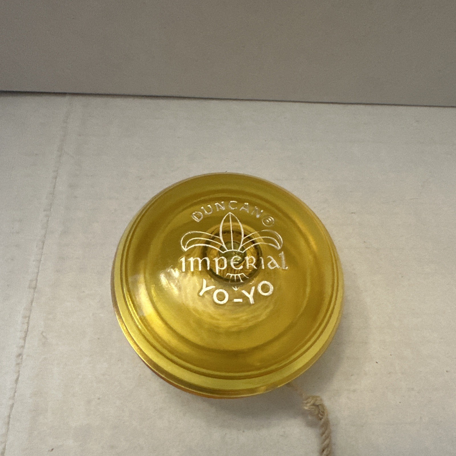 Vintage Duncan Imperial Yellow Made In USA Yo Yo Toy As Shown