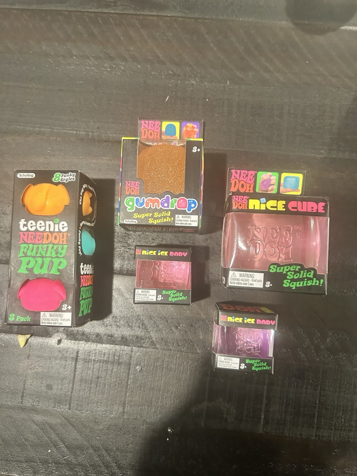 Lot Of 5 brand new Needoh Squishy - Authentic