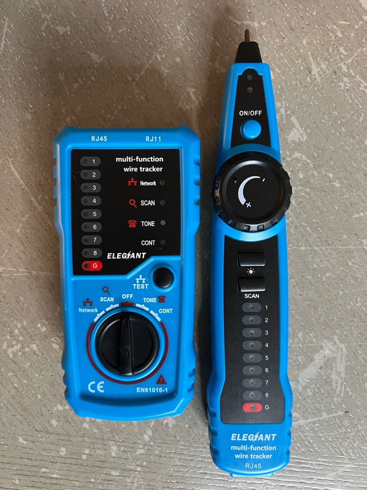 Elegiant Multi-function Wire Tracker Cable Tester RJ11 RJ45 BNC EN61010-1