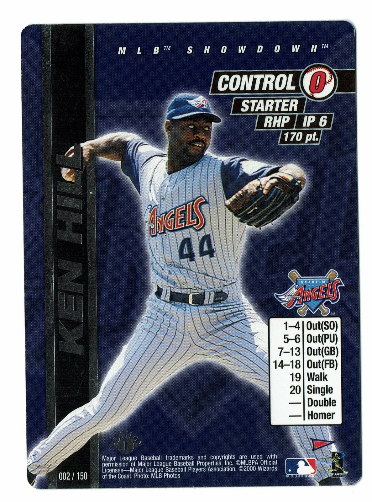 2000 MLB Showdown Pennant Run 1st Edition Cards - You Pick