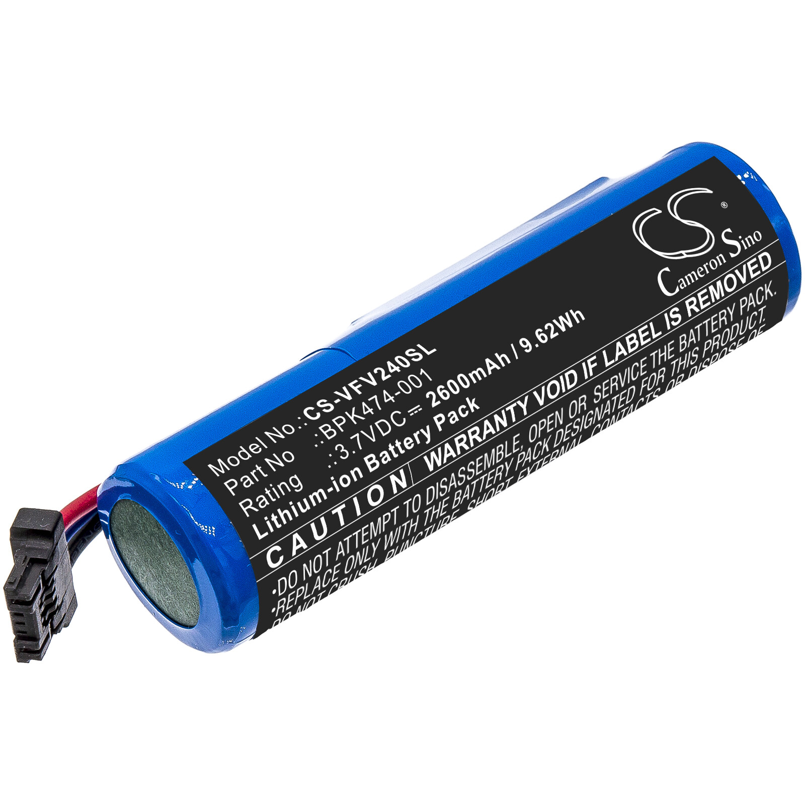 2600mAh Battery for Verifone 3GBWC,V240m Plus,P/N:BPK474-001,BPK474-001-03-B