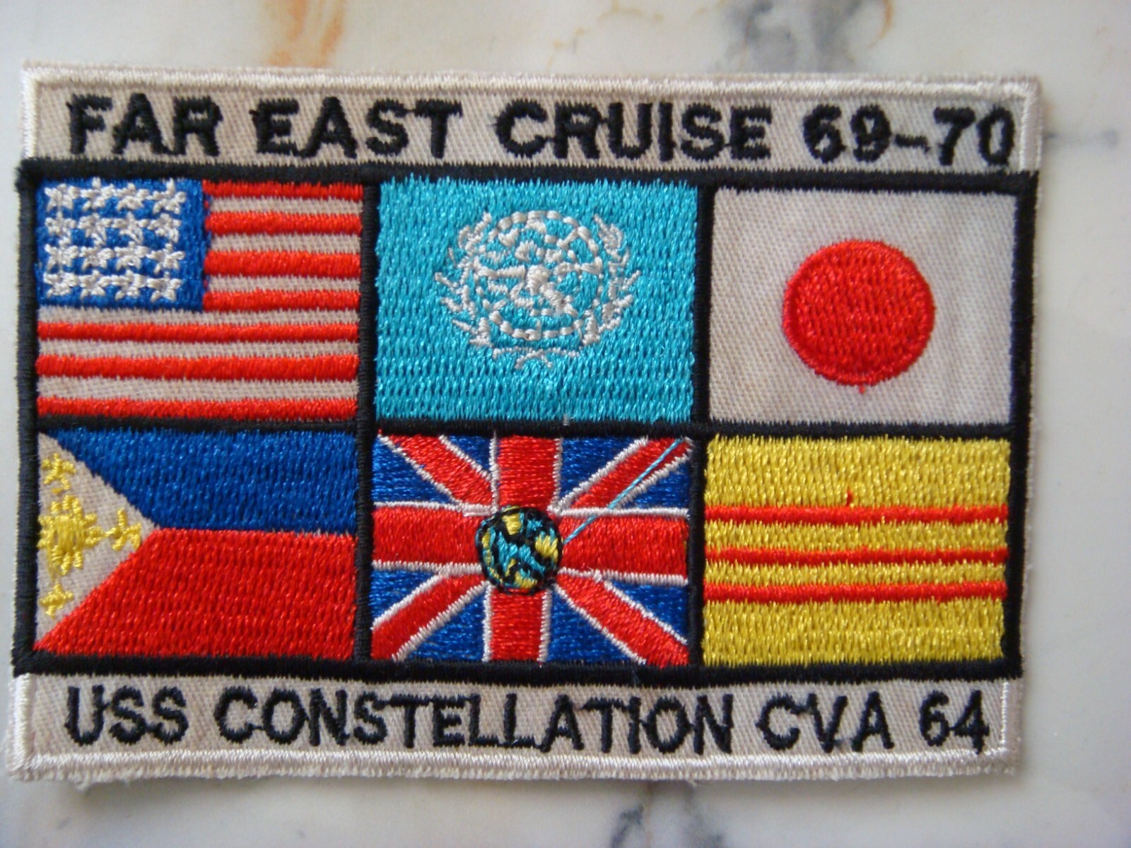 US NAVY USS CONTELLATION CVA-64, VIETNAM WAR PATCH