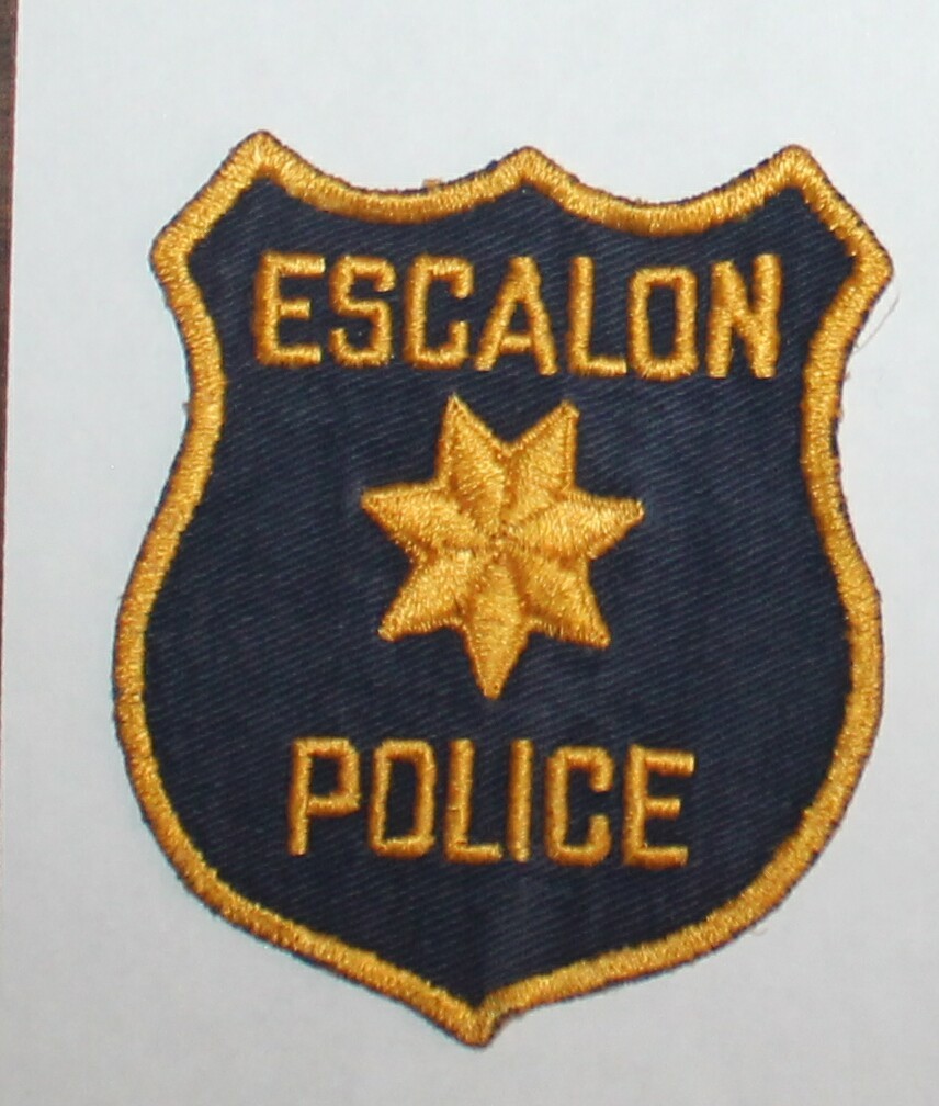 Very Old ESCALON POLICE San Joaquin County California UsedWorn 2nd Issue Vintage