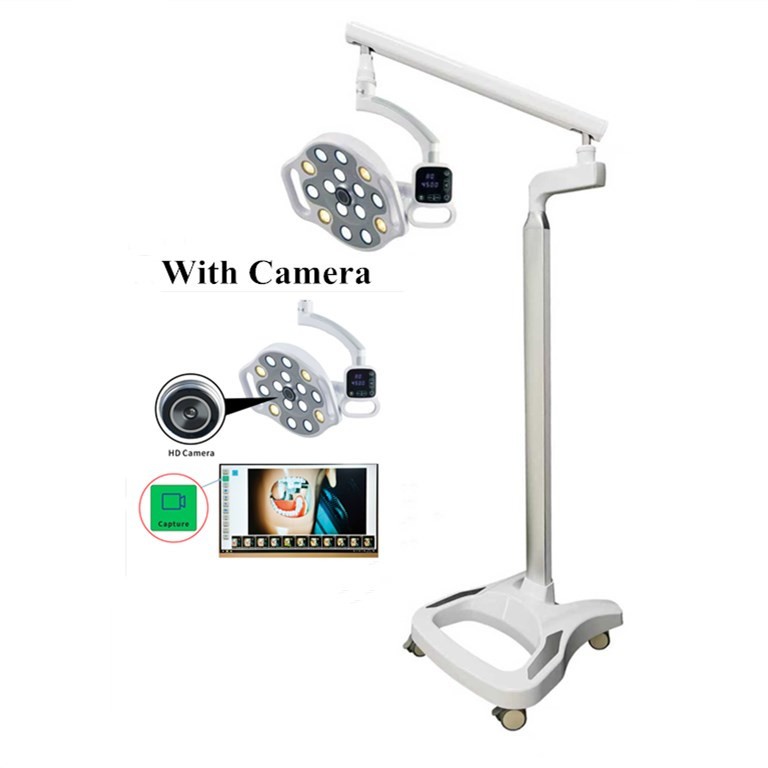 Dental Mobile LED Implant Light Sensor Operation Lamp with HD Camera Recording