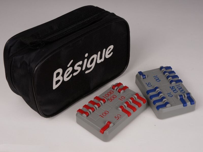 Kit of 2 Besigue Markers and a Besigue Bag.  *** Free Shipping ***