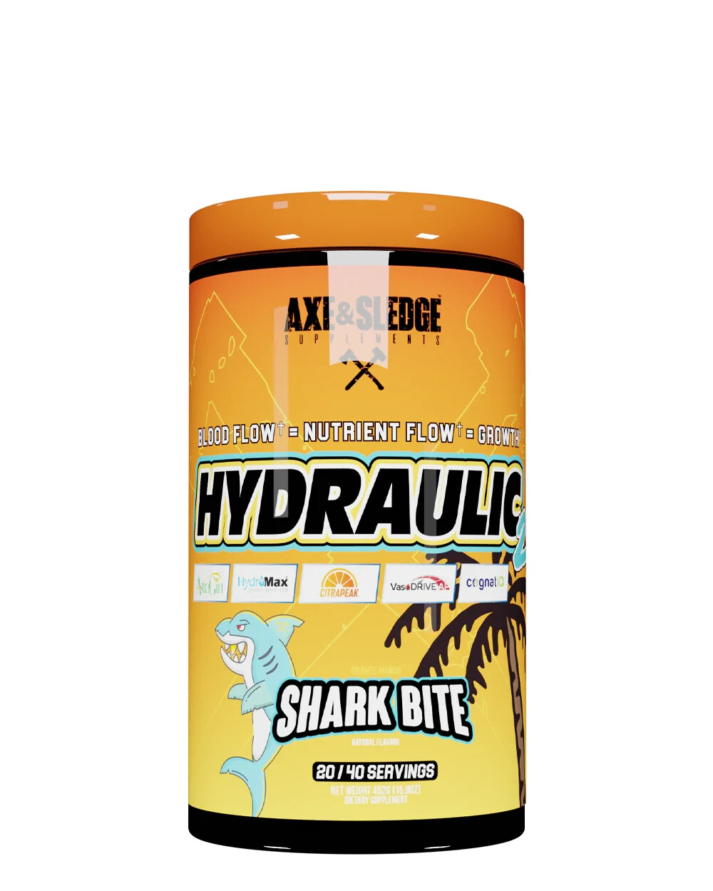 Axe & Sledge Hydraulic V2 Non-Stim Pump Pre-Workout 40 Servings NEW FORMULA
