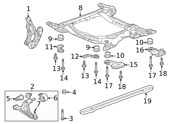 Genuine GM Driver Side Steering Knuckle 84146138