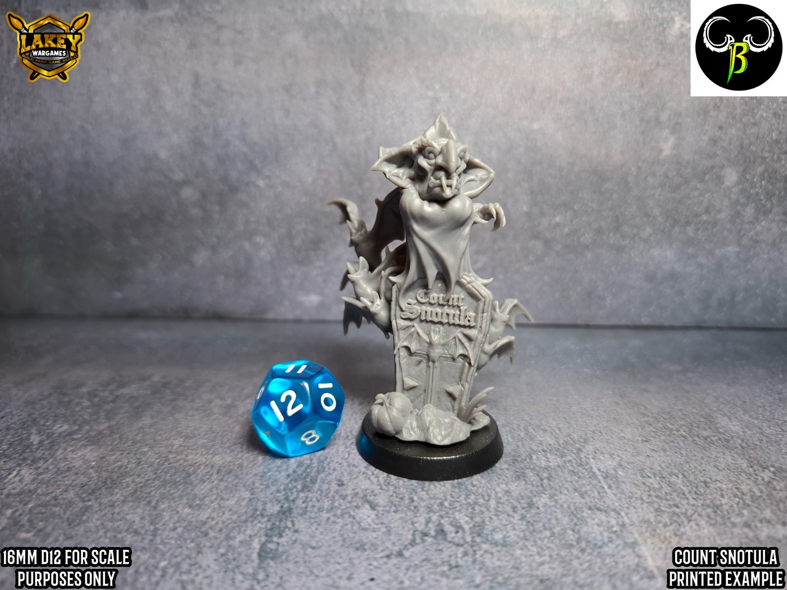 Count Snotula | Goblin | 3D Printed Miniature | Clay Beast Creation |