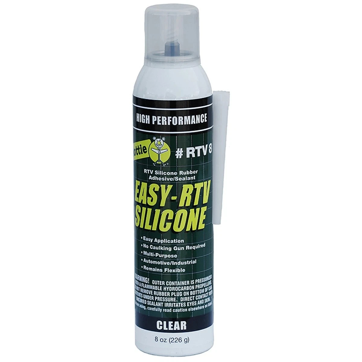 Lot of 3 PACK~Dottie RTV8 - 8 oz Clear RTV Silicone Sealant, Silicone Rubber
