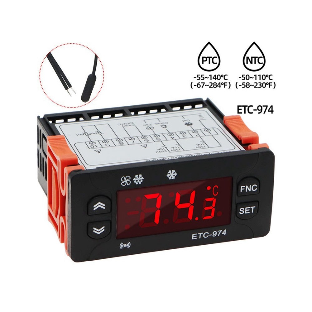 ETC-961 Thermostat Temperature Controller Humidity Control Hygrometer3644