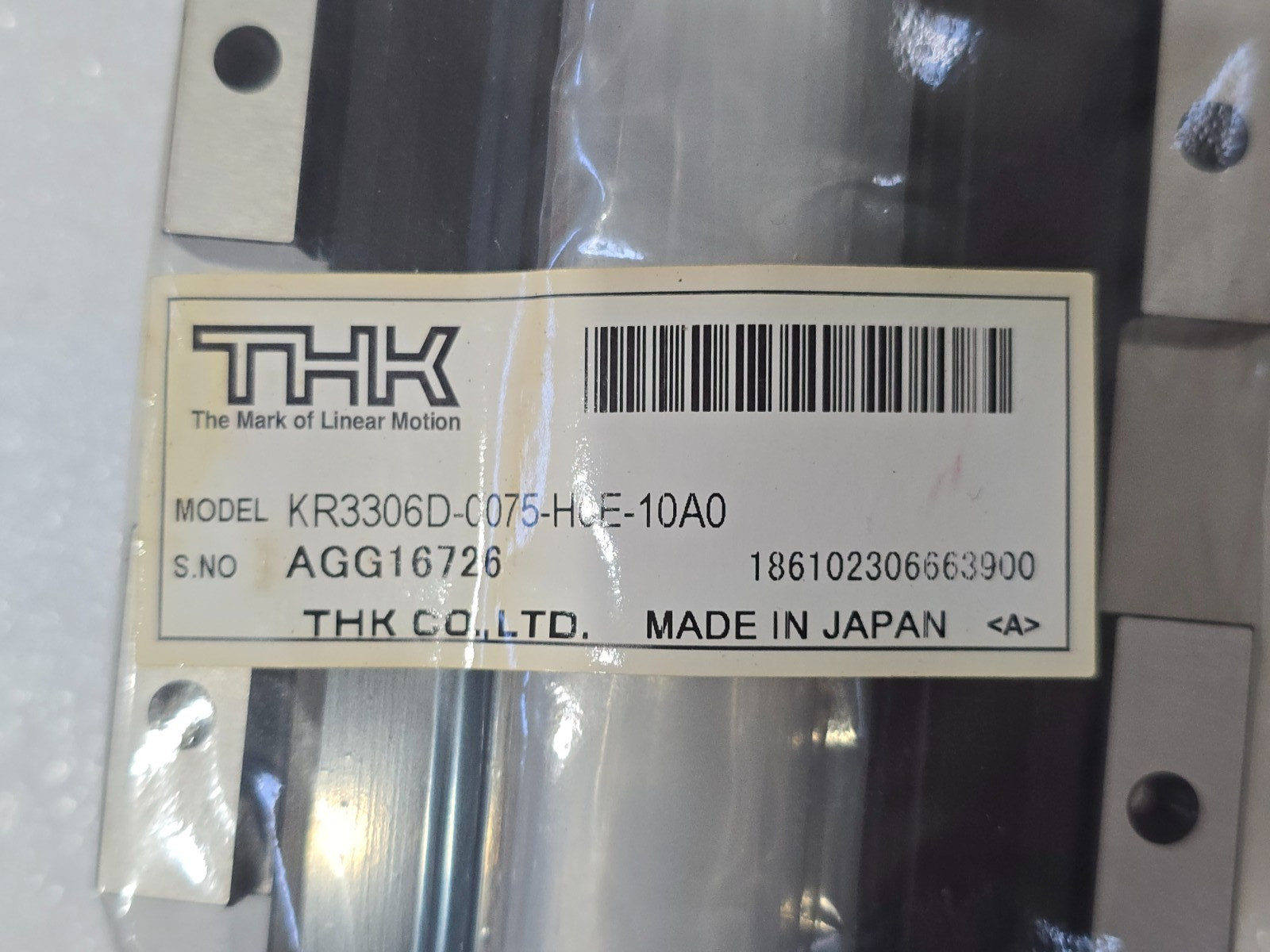 THK KR3306D Linear Actuator LM Guide Ball Screw KR3306D-0075