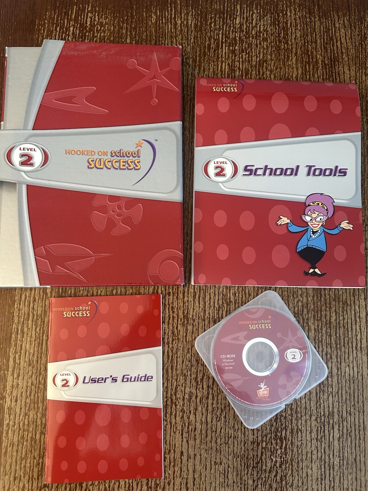 Hooked on School Success - Levels 1-4 & Parent's Toolbox - Never Used -