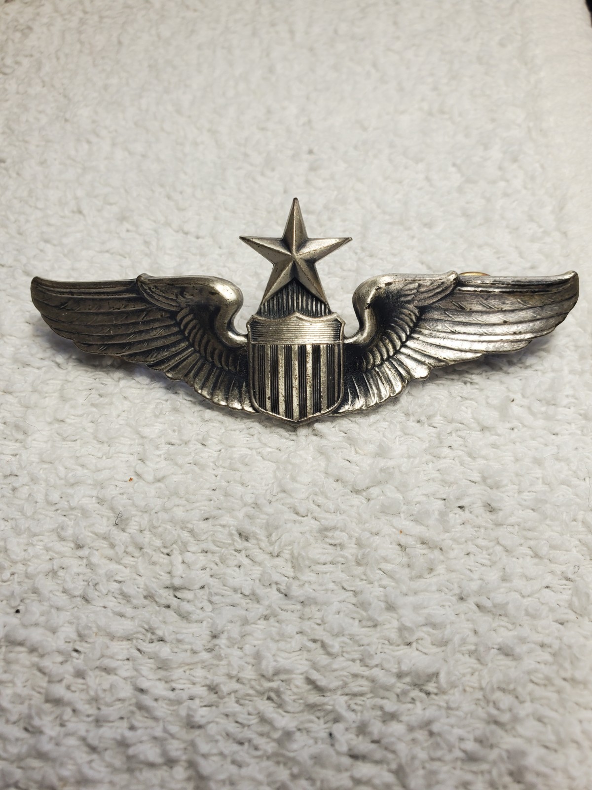 *WWll United States Air Force (USAF) Senior Pilot Wings badge