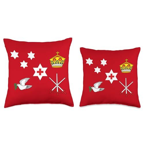 Ko e Sila 'o Tonga Throw Pillow 16x16 Multicolor