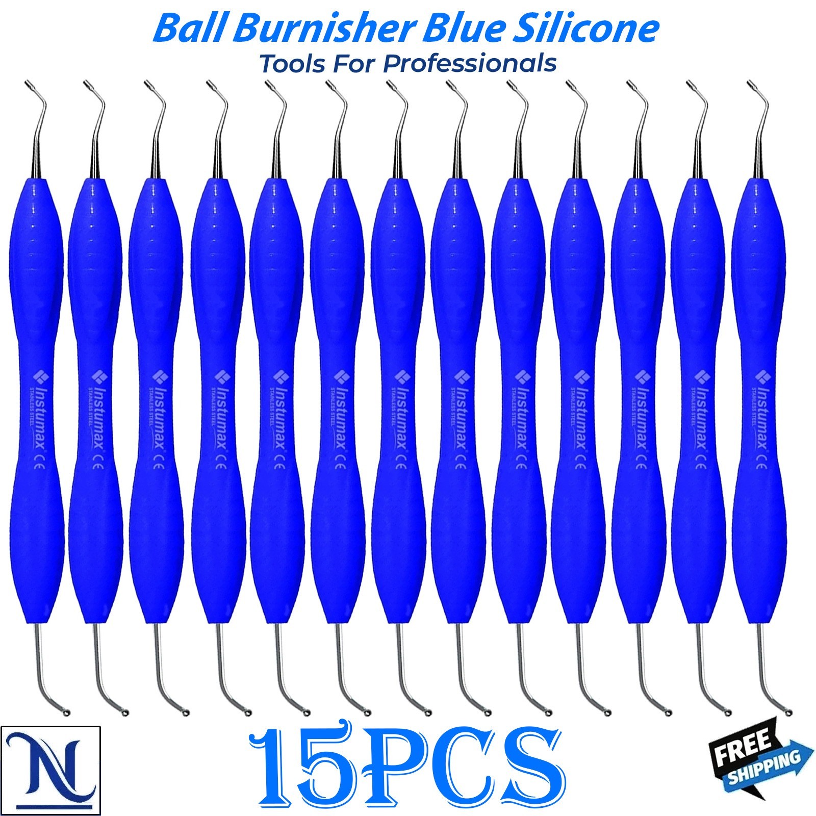 Ball Burnisher Plugger Composite Dental Instrument Stainless Steel Tool