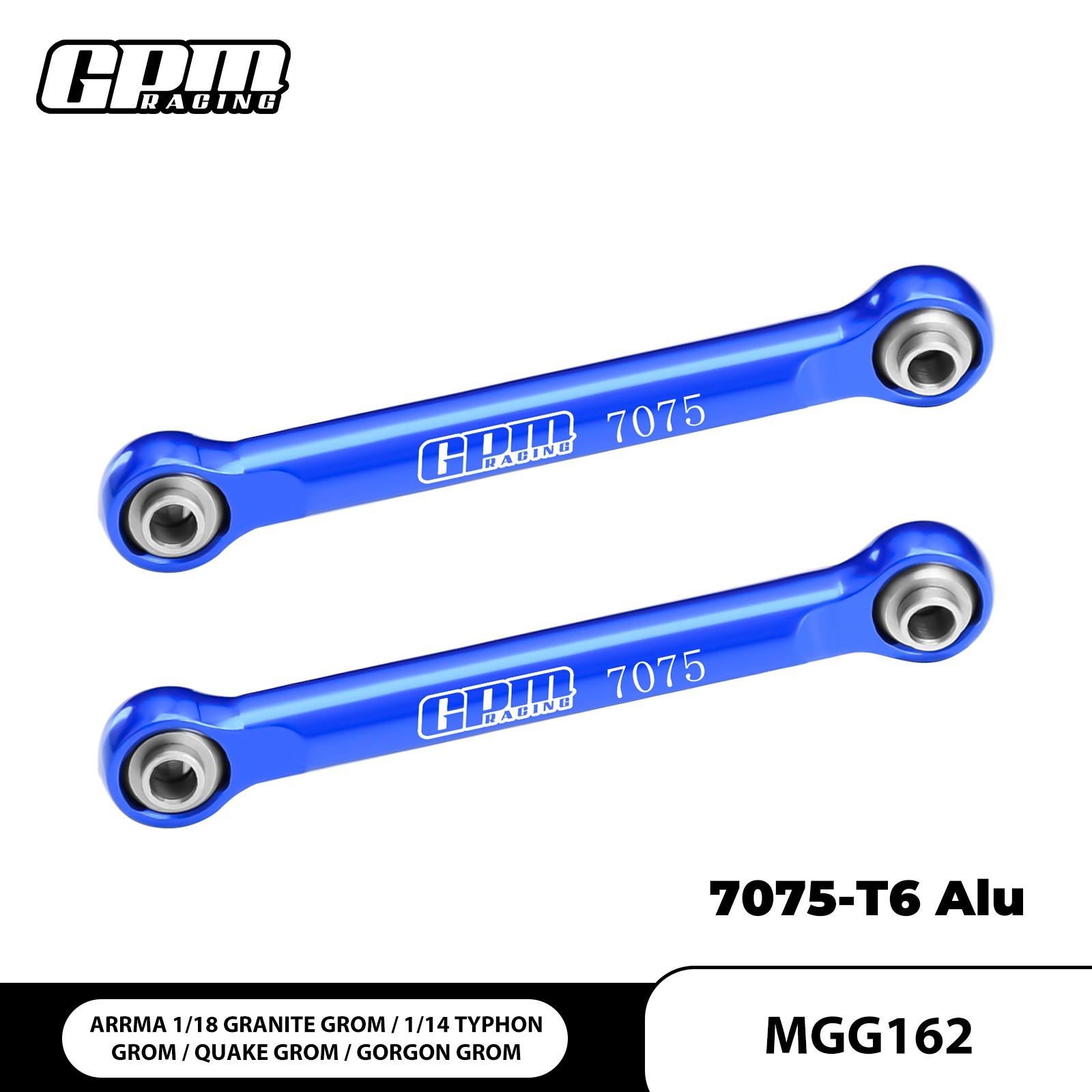 GPM Alloy 7075 Front Steering Link Rod For ARRMA 1/18 Granite Grom Typhon Grom