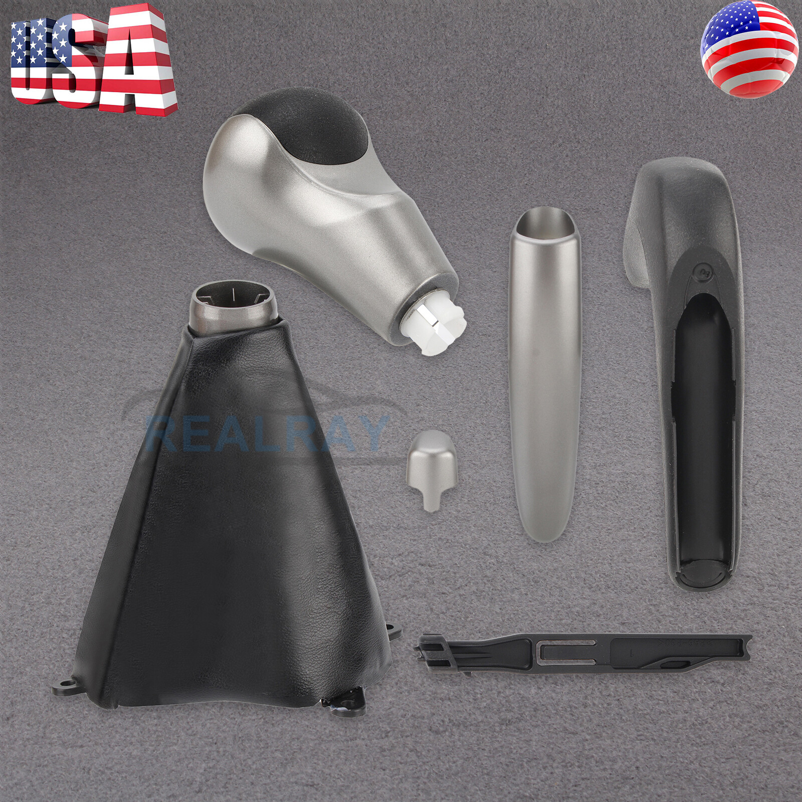 5 Speed Gear Shift Knob w/ Boot For Honda Civic DX EX LX GX DX-G EX-L 2005-2011