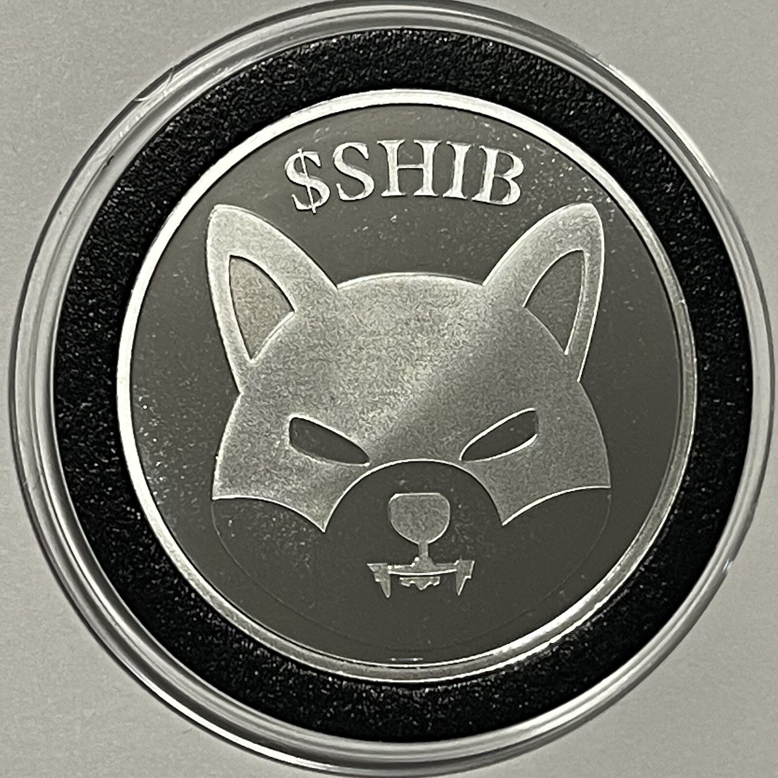 SHIBA INU Cryptocurrency Coin 1 Troy Oz .999 Fine Silver Round SHIB Crypto Medal