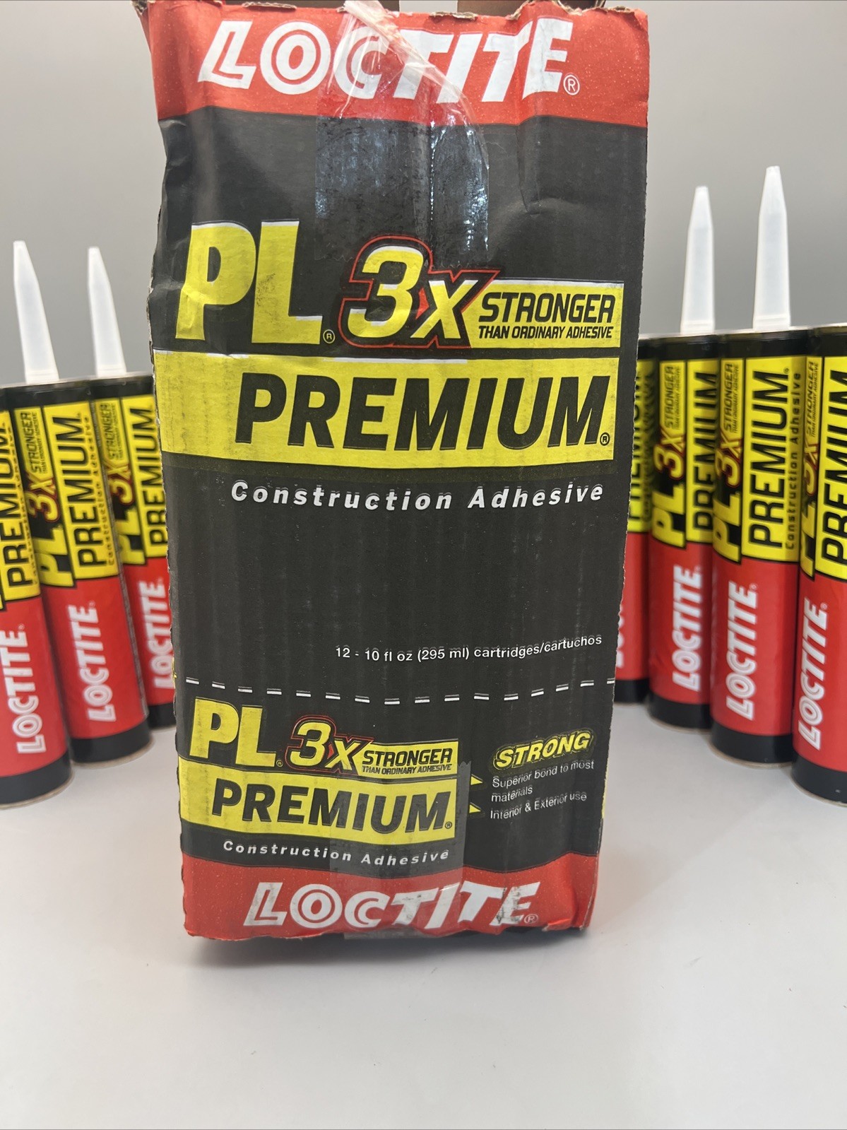 BOX/12 pcs Loctite PL 3X PREMIUM 10oz Construction Adhesive Strong Fast new