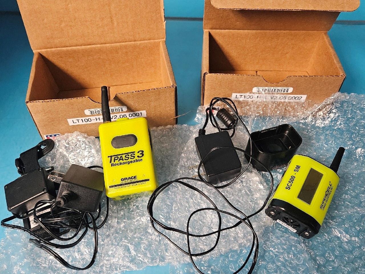 Grace Lone Worker Supercell SC500-SM Alarm Monitor w/ 1 TPass3 w/ Power Supplies