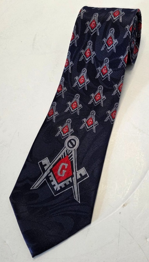 Steven Harris Handmade Men's Masonic Necktie Mason Neck Tie