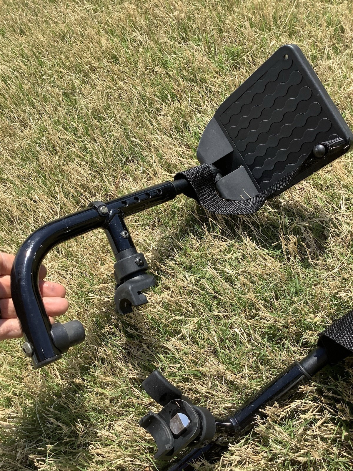 Ki Mobility wheelchair footrets. Pair. Black