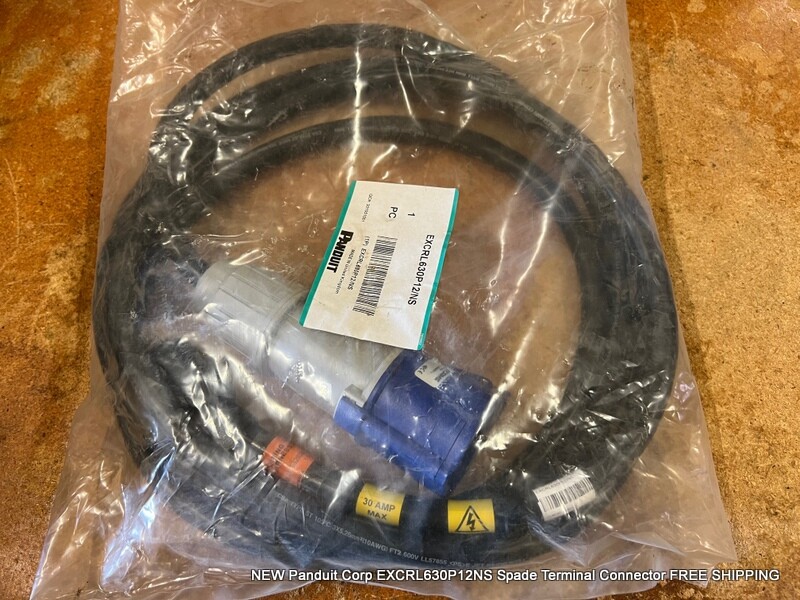 NEW Panduit Corp EXCRL630P12/NS Spade Terminal Connector FREE SHIPPING