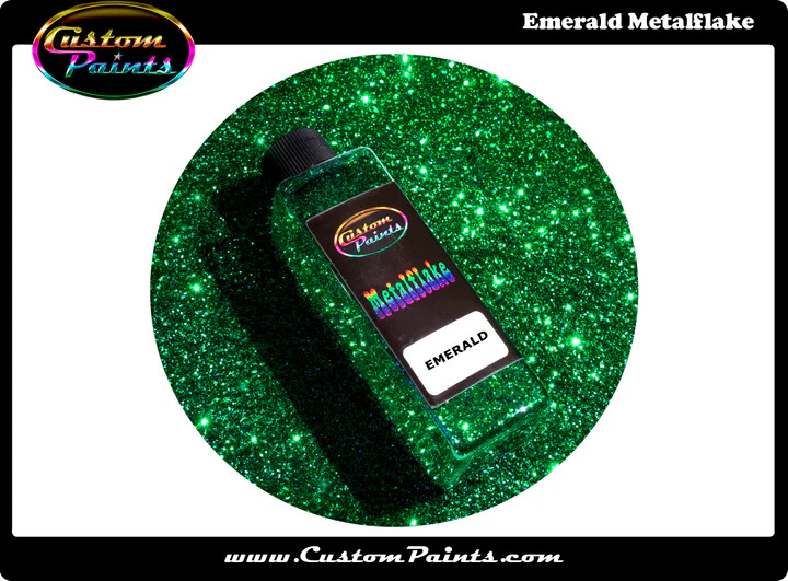 Metal Flake - EMERALD - Premium Quality, Auto Grade, Custom Paint, Plasti Dip