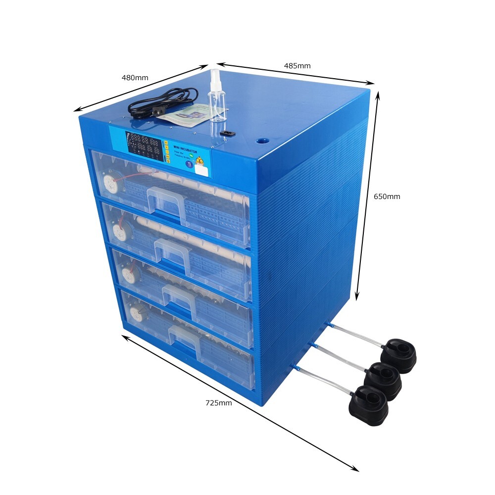 Automatic Egg Bird Incubator 256 Eggs Poultry Hatcher Breeder Digital Display