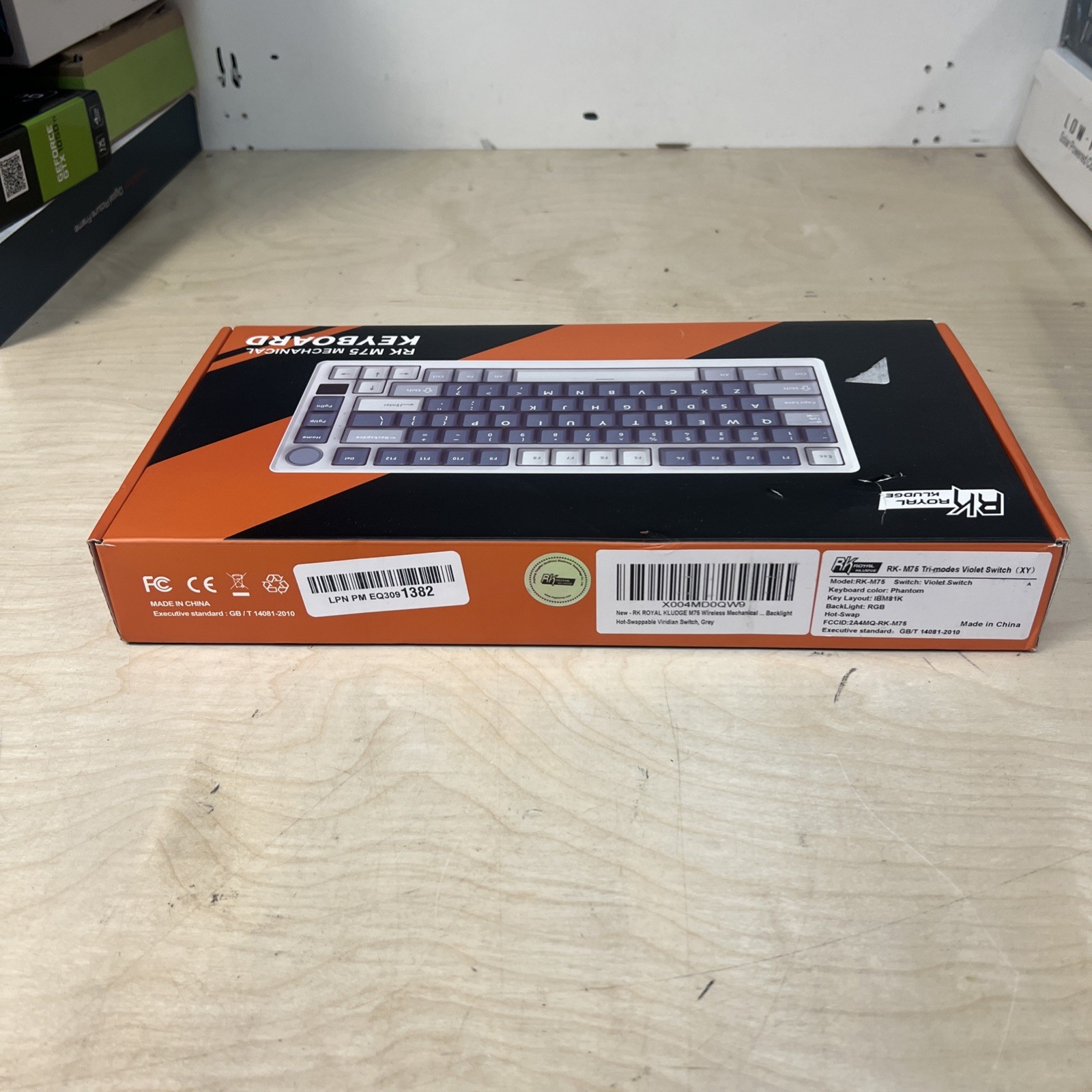 ~New Open Box~ RK ROYAL KLUDGE M75 Wireless Mechanical Gaming Keyboard
