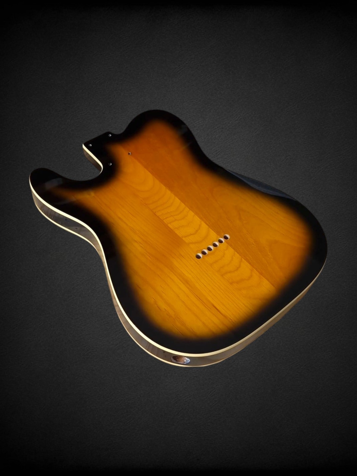 Telecaster Body Sunburst 2-tone, double binding, gloss varnish