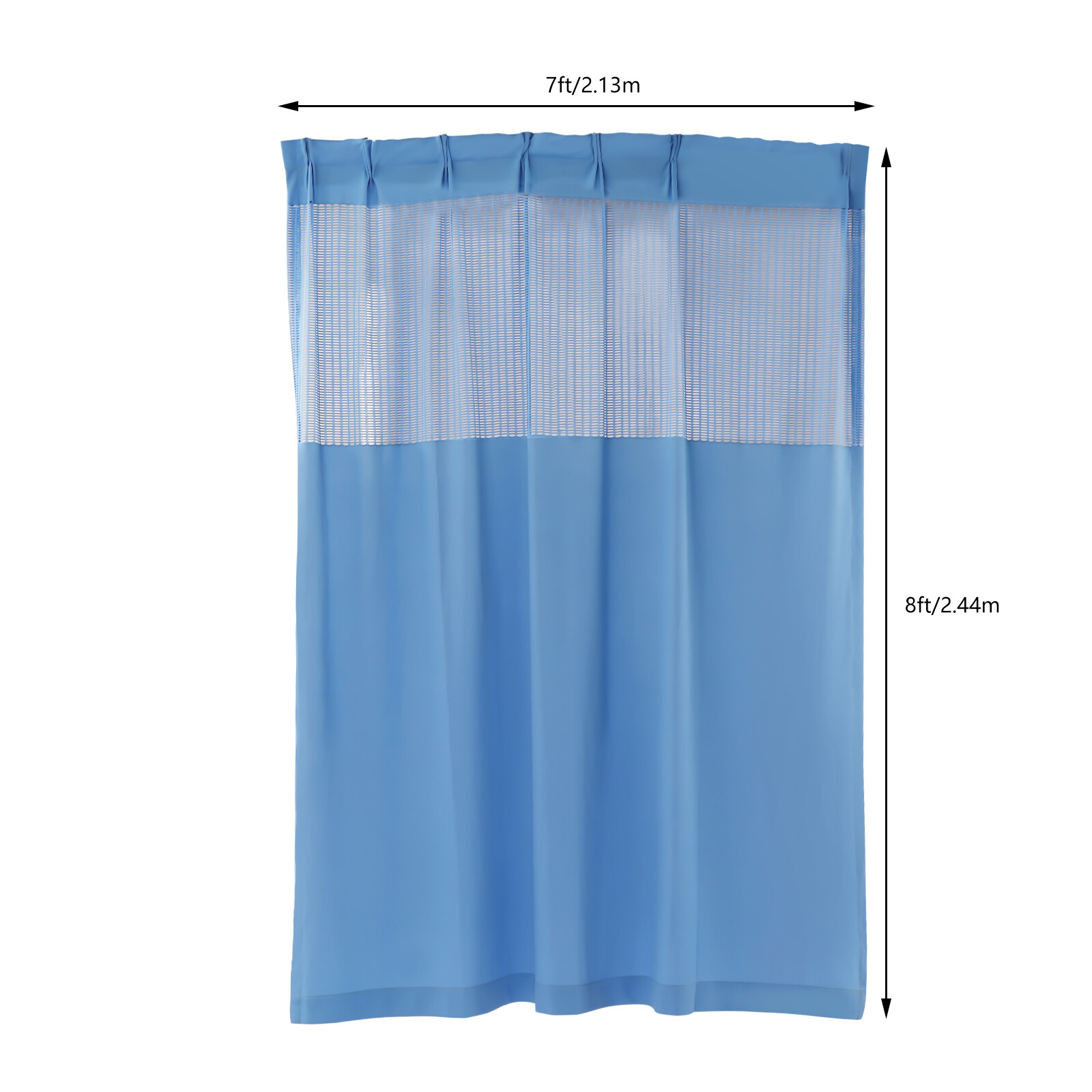 Hospital Cubicle Curtain Large Area With Strong Flat Hooks, For Medical Clinic