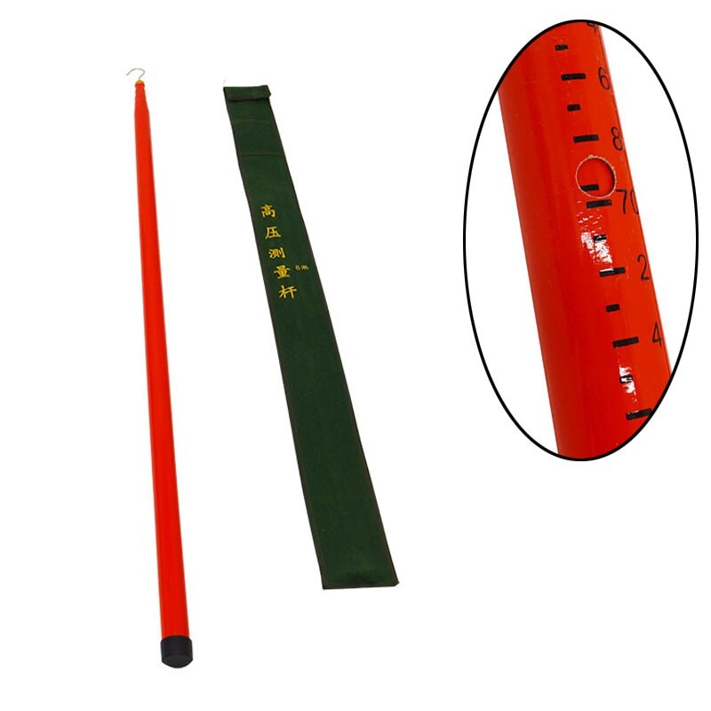 26ft  Non-Conductive Telescoping Measuring Rod high-voltage line Testing 8 meter