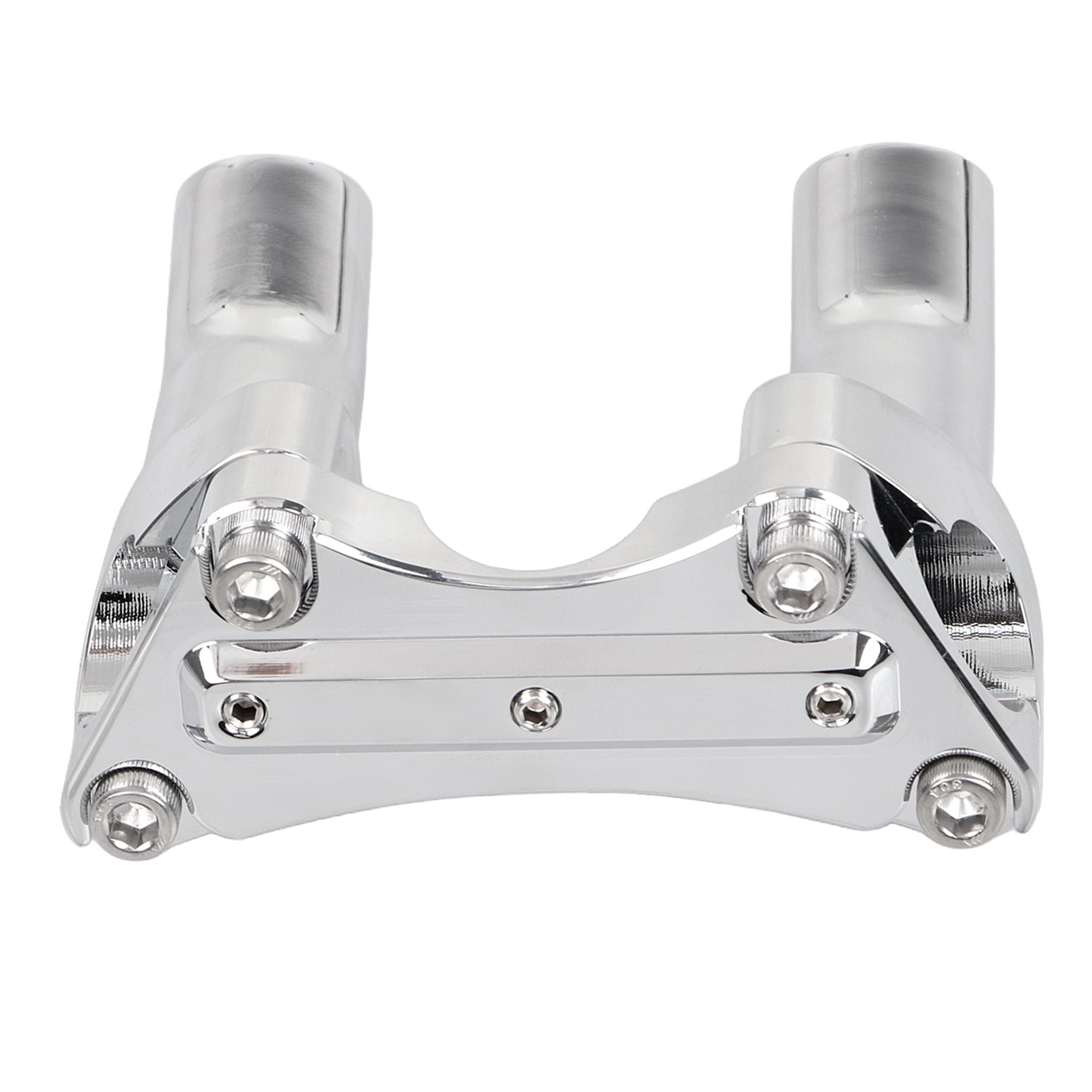 3.5" Pullback Aluminum Handlebar Riser Top Clamp For Harley Dyna Fat Boy FLSTF