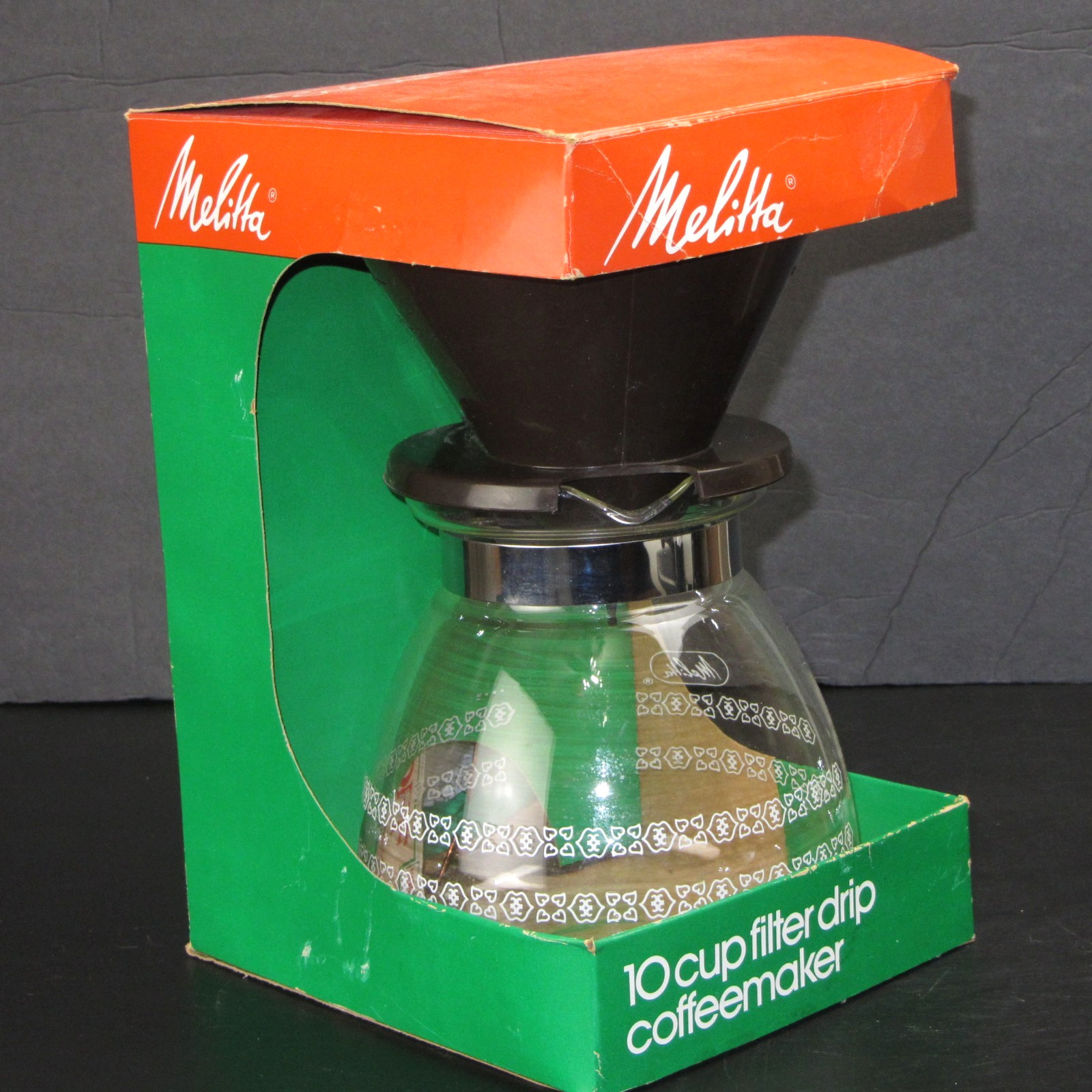 VTG Melitta Pour Over Drip Cone Coffeemaker 10 Cup SCM-10/6 in Box NEVER USED