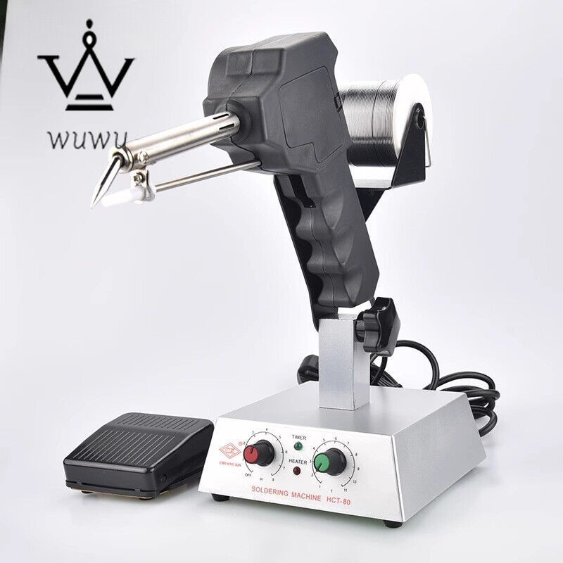 220v Circuit Board Soldering Tool Semi-automatic Foot-operated Soldering Machine