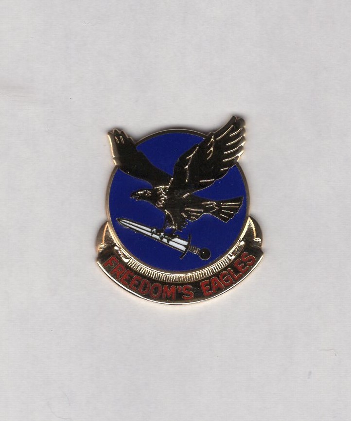 US Army 17th Aviation Brigade crest DUI clutchback c/b badge G-23