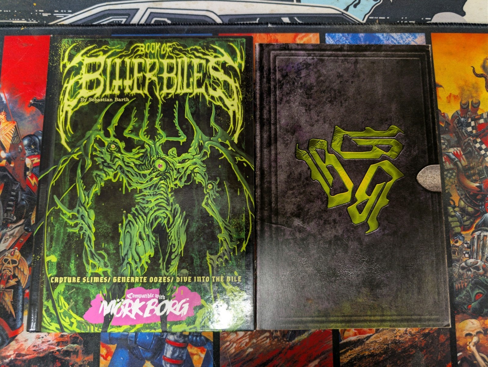 Book Of Bitter Biles Hardcover Mork Borg Osr Rpg