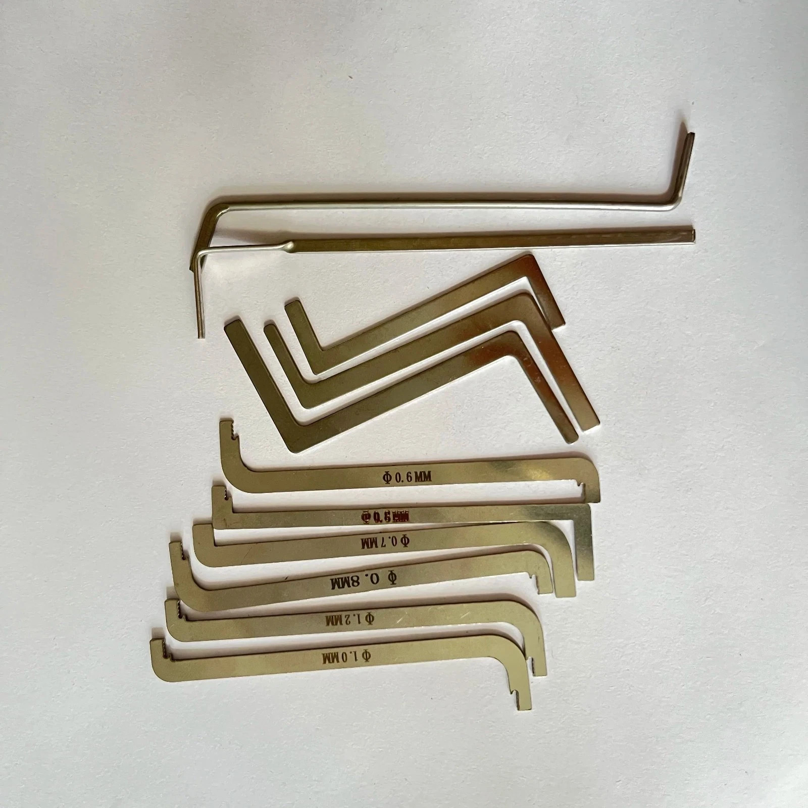 11pcs Turning Tool Lock Tension Wrenches Locksmith Pick Tool New