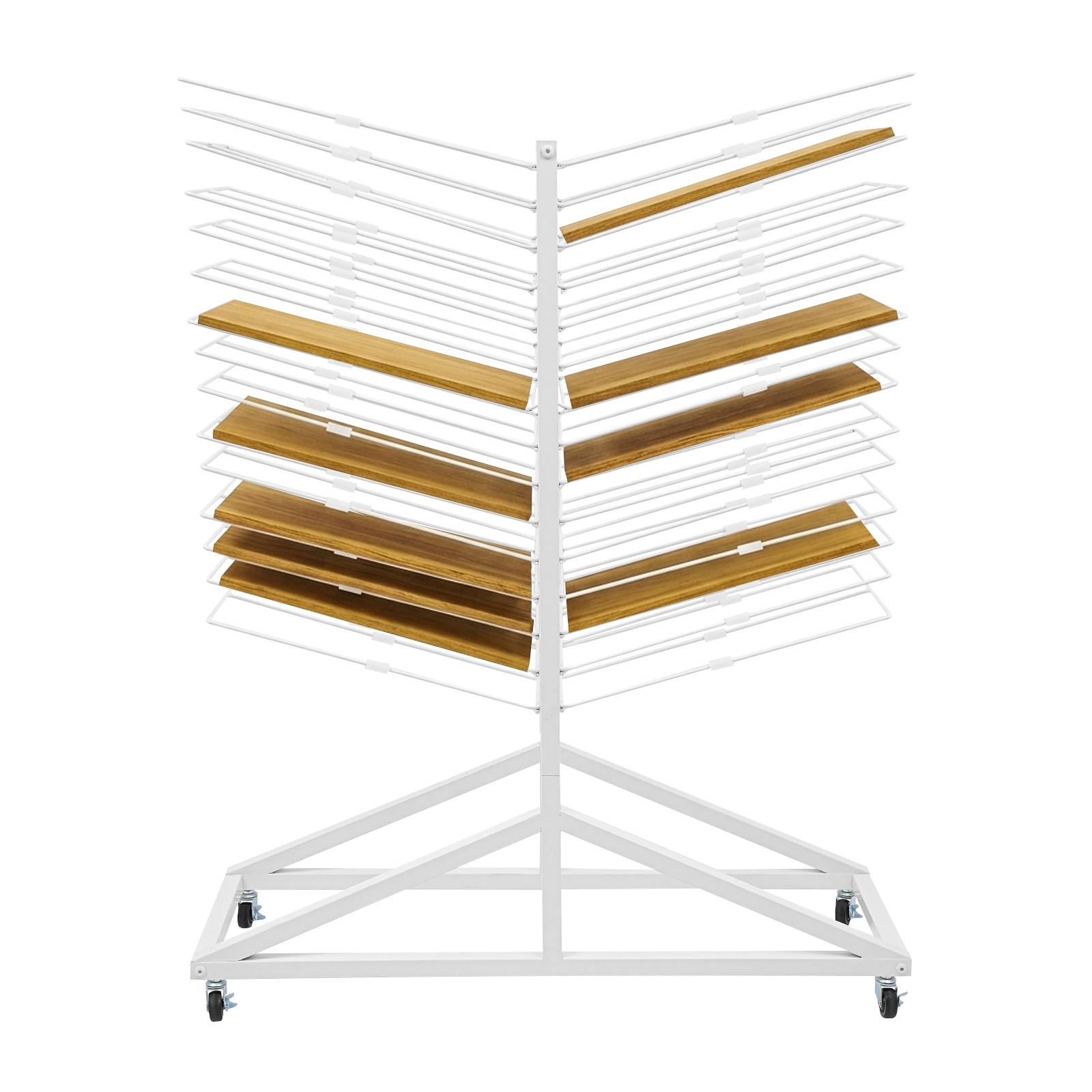 30 Tier Paint Drying Rack, Workshops Paint Drying Rack, Freestanding Drying Rack