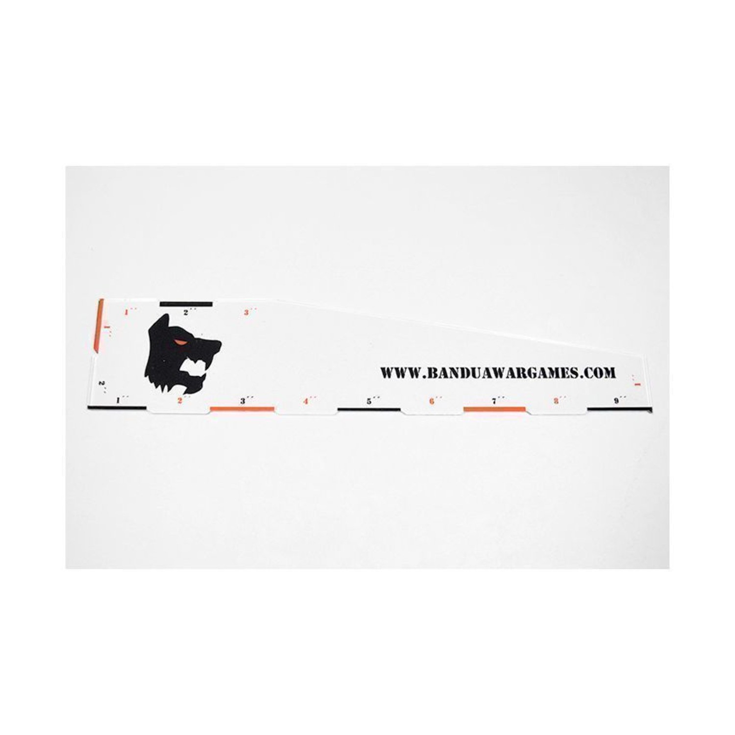 Bandua Warhammer Accessory 9" Ruler - Wolf New