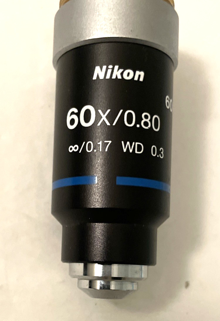 Nikon 60x/0.80 WD 0.3 Microscope Objective
