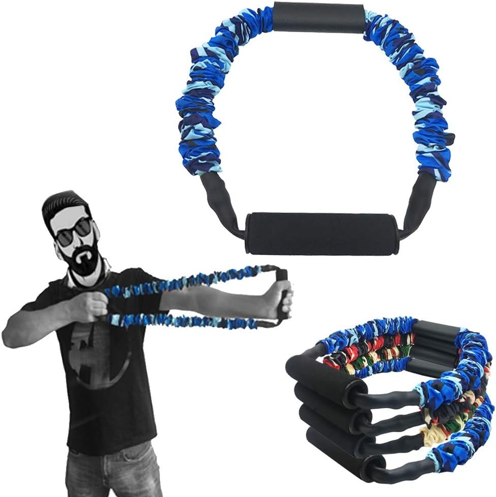 FOSER Archery Band Open Bow Resistance Trainer Arm Strength Training 50LBs