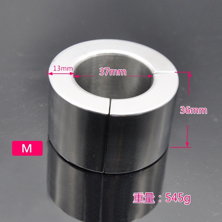 Male Magnet Ball Stretcher Men Stainless Steel Squeeze Pendant Ring Device