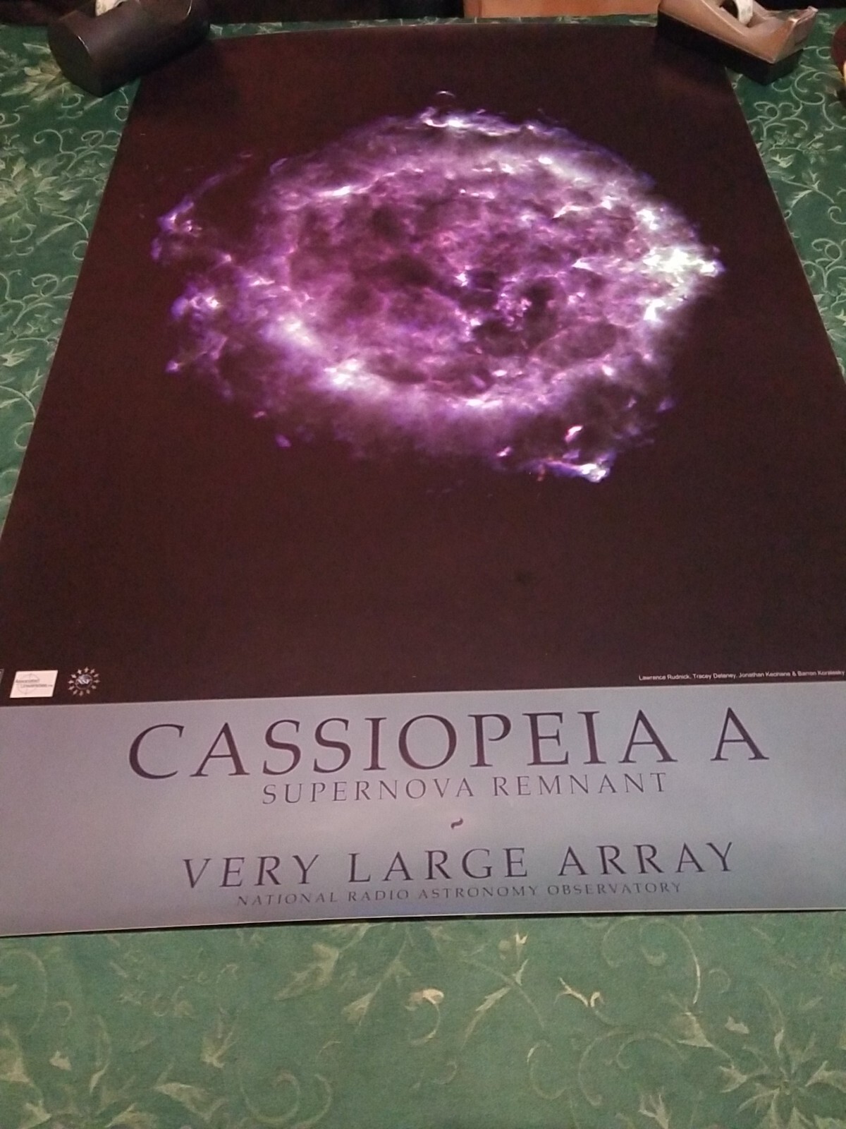 CASSIOPEIA SUPERNOVA REMNANT FULL SIZE POSTER VERY LARGE ARRAY ASTRONOMY 36X24