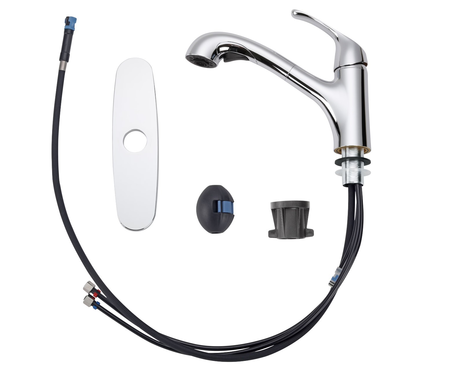 Mainstays Pull Out Kitchen Faucet in Chrome